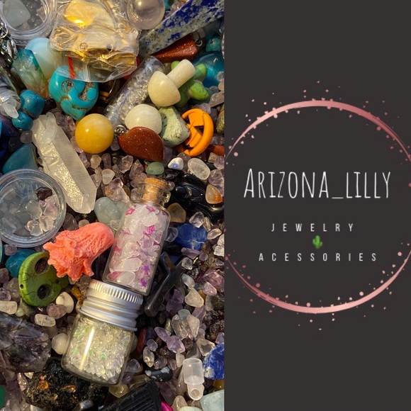 Raw stones 5 ct stones & mystery 3oz lucky scoop wicca diy collectors seasonal - Picture 10 of 14